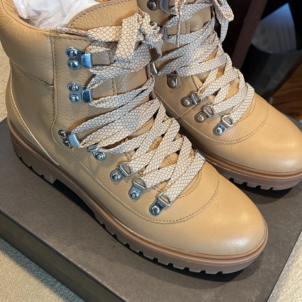 J.Crew Lightweight leather Nordic boots BB383
